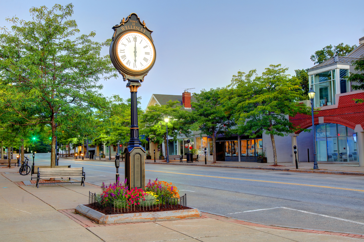 Panoramic Image of Lexington, MA